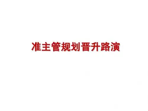 中国人寿准主管规划晋升资深组经理路演