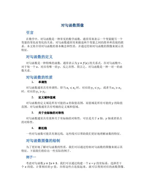 对勾函数图像
