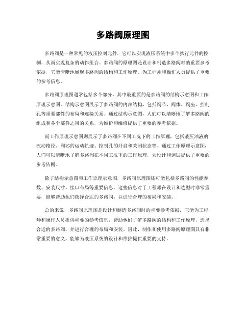 多路阀原理图
