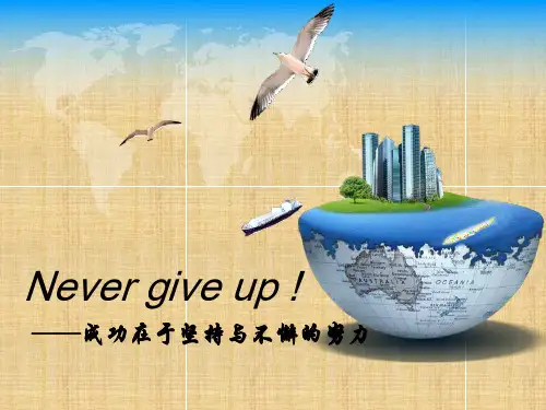 2坚持你的梦想,(励志PPT)