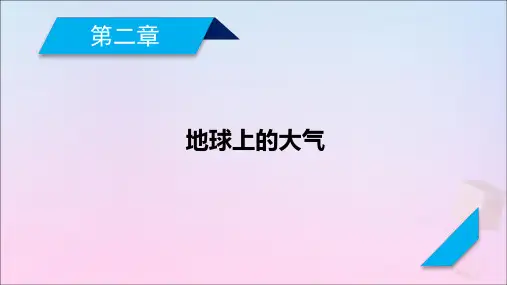 2021高考地理一轮复习第2章地球上的大气第1讲冷热不均引起大气运动课件新人教版
