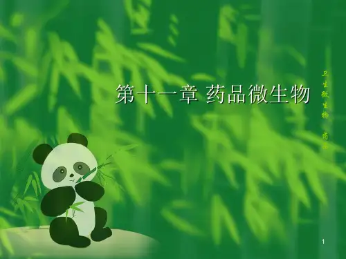 药品微生物ppt课件