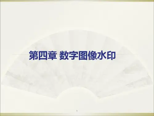 信息隐藏技术_第四章_数字图像水印PPT课件