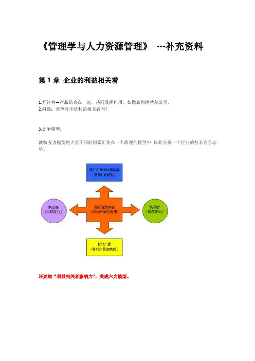 管理学与人力资源管理