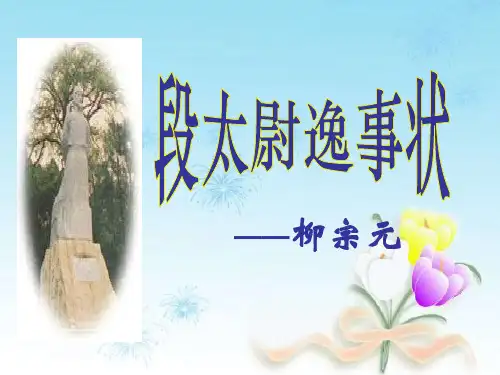 段太尉逸事状文言文知识点归纳