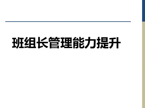 班组长管理能力提升课件ppt(45张)