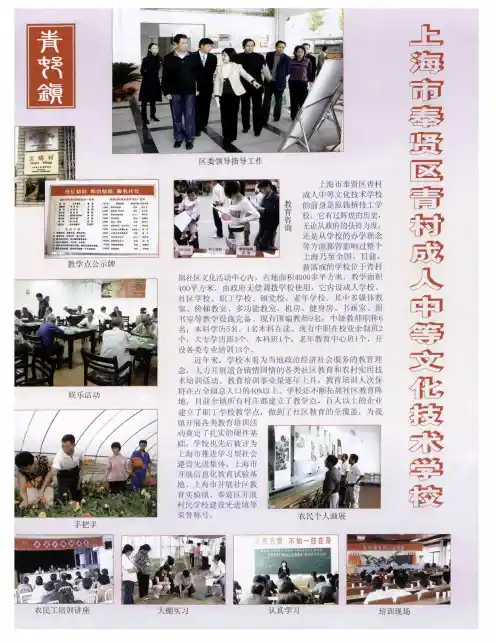 上海市奉贤区青村成人中等文化技术学校