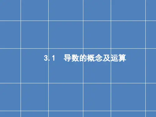 导数及其应用