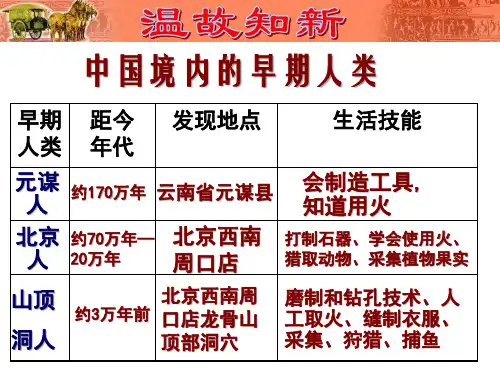 第二课原始农耕生活