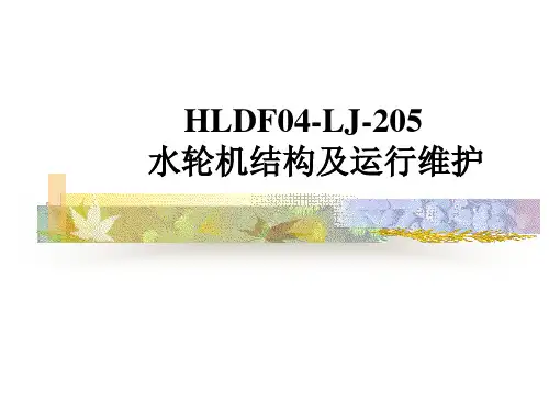 讲义-水轮机讲义