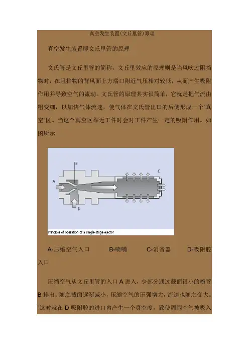 文丘里管原理