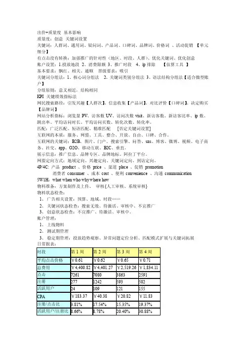 我的个人sem总结【精选资料】