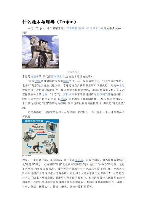 让我告诉你：什么是木马病毒木马的认知