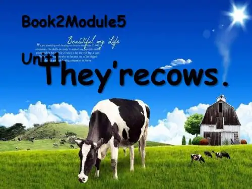 外研版(一起)一下Module 5《Unit 1 They’re cows》PPT课件(上课用)3