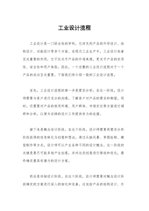 工业设计流程