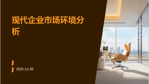 现代企业市场环境分析
