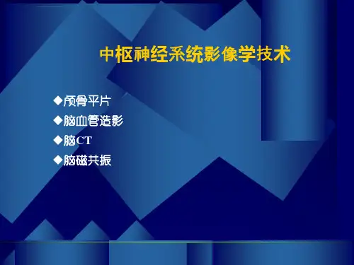 中枢神经系统及正常及异常影像改变ppt课件