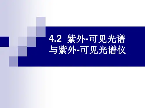 紫外-可见吸收光谱的原理与应用..