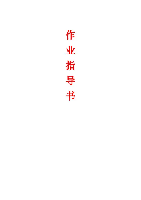 作业指导书