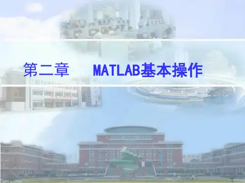 第2章   MATLAB基本操作