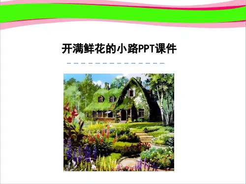 开满鲜花的小路PPT课件