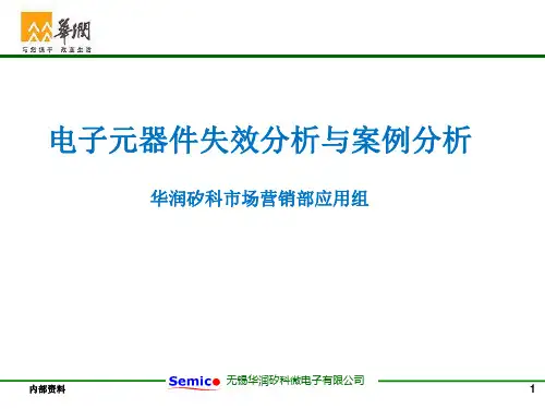 应用总结-电子元器件失效分析