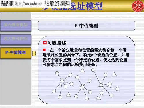 物流设施选址