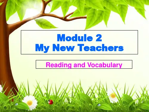 高中英语Module 2 My New Teachers 优秀课件27