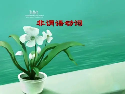 2012年中考英语语法复习—非谓语动词