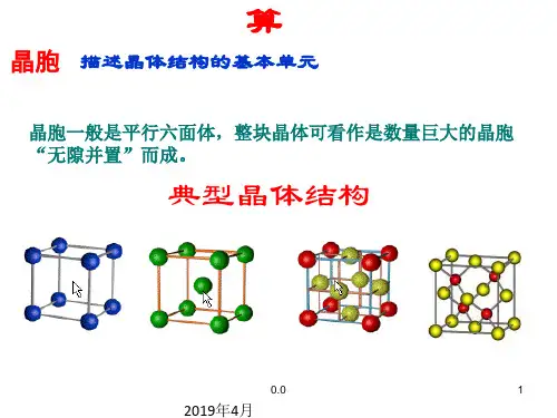 晶胞计算专题均摊法演示课件.ppt