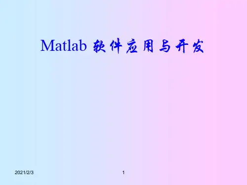MATLAB矩阵及其运算精品PPT课件