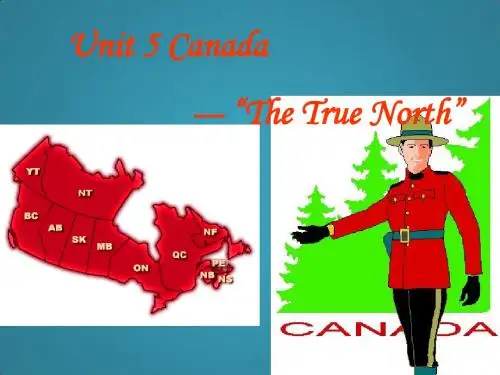 高中英语Unit5Canada课件人教版必修3