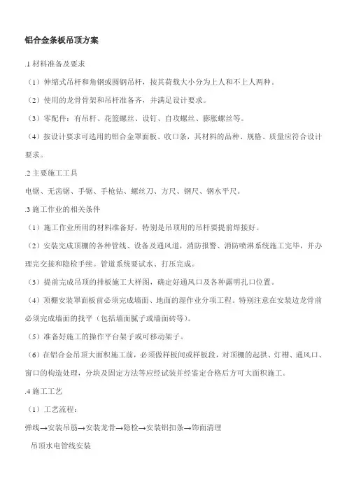 铝合金条板吊顶