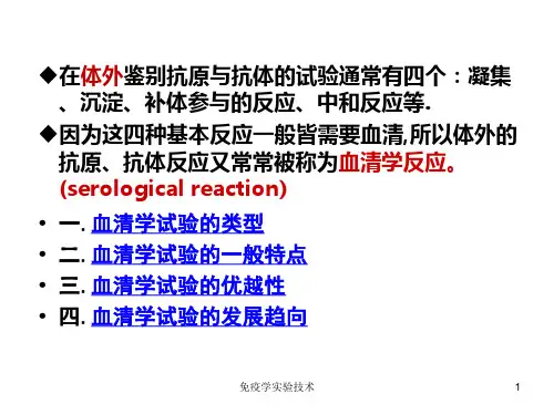 免疫学实验技术培训课件