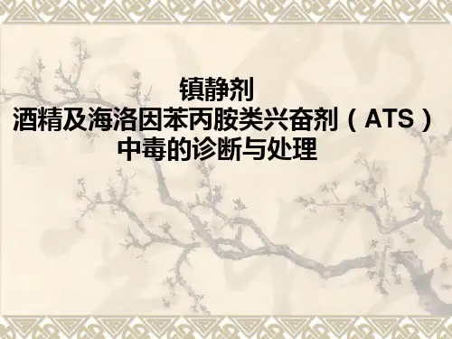 镇静药酒精及毒品中毒介绍.