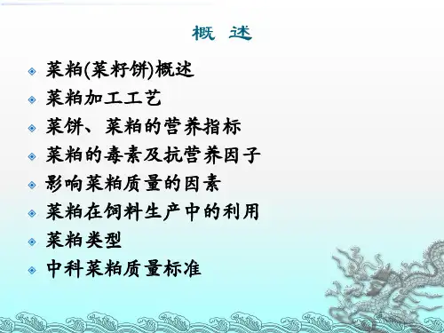 菜粕培训资料
