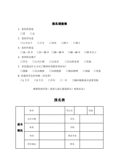 美丽从头开始——瑞贝卡时尚选秀活动介绍