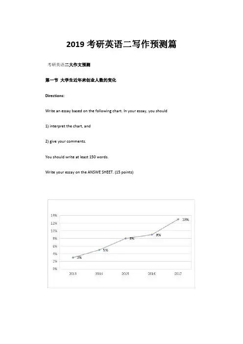 2019考研英语二写作预测篇