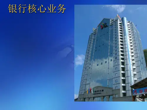 银行业务概述和入门ppt课件