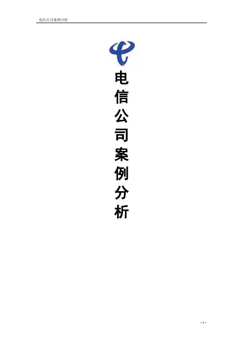 中国电信案例分析