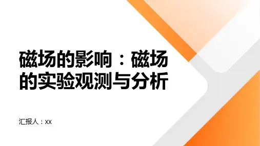 磁场的影响：磁场的实验观测与分析