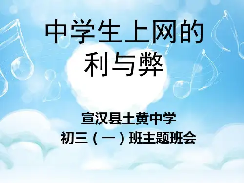 班主题班会网络的利与弊