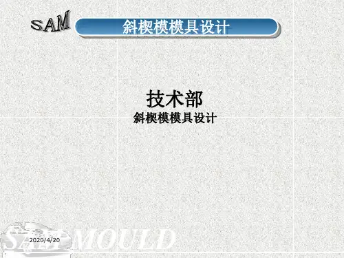 斜楔模模具设计 ppt课件
