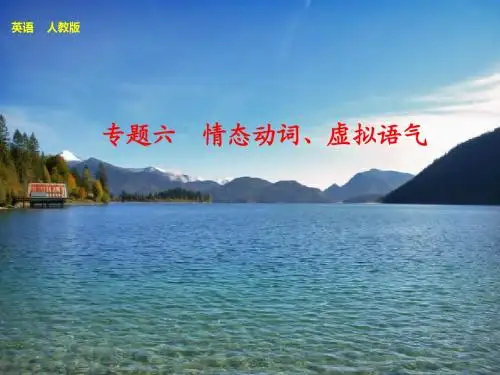 专题六 情态动词、虚拟语气