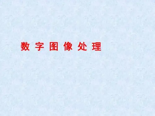 图像处理介绍与应用实例ppt课件