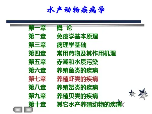 第七章养殖虾类的疾病