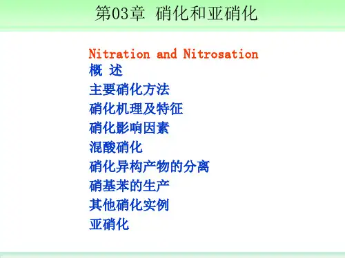 第03章 硝化和亚硝化