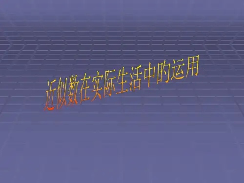 去尾法进一法解决问题PPT