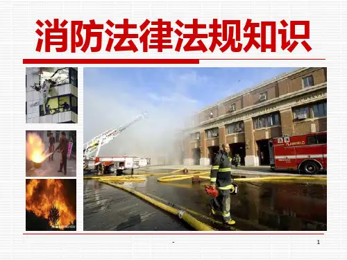 消防法律法规知识PPT课件