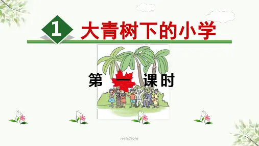 大青树下的小学(完美版)课件